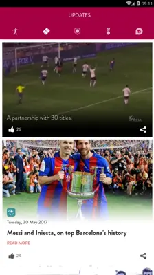 Messi App Oficial android App screenshot 2